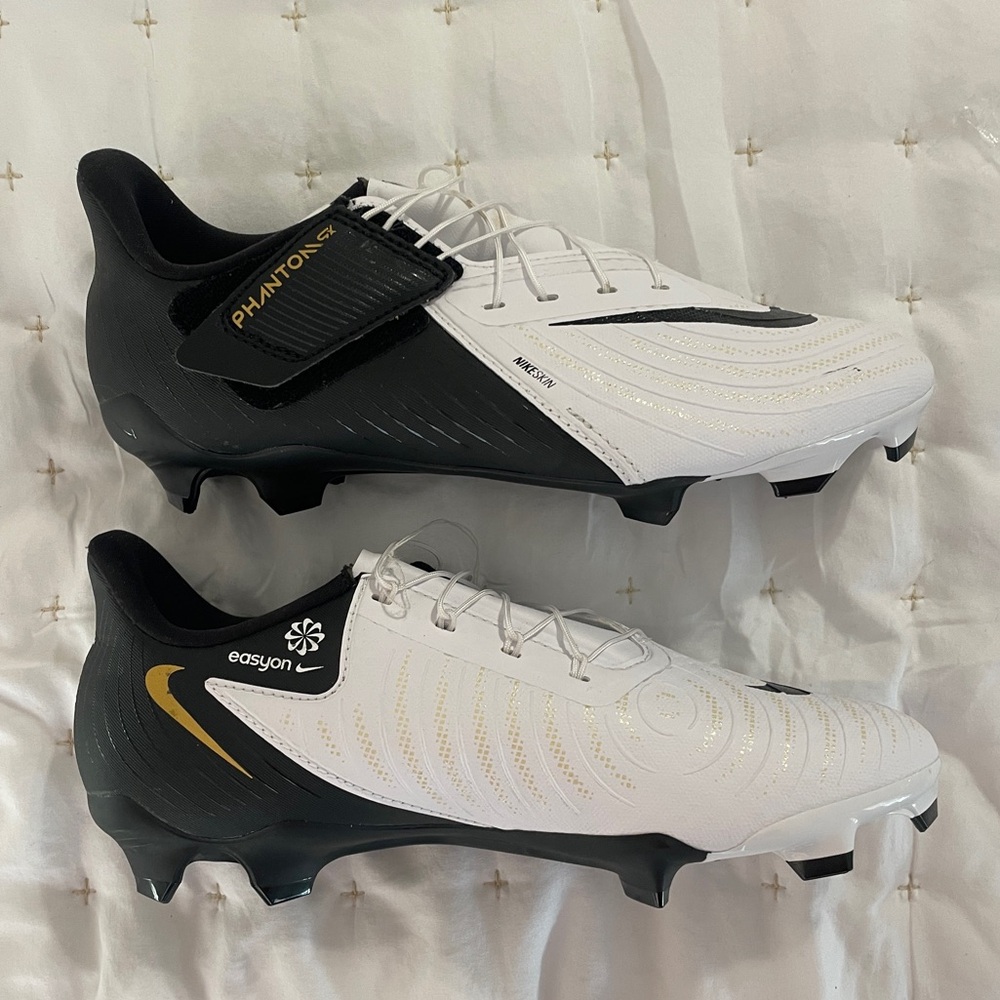 Nike Phantom GX II Academy FlyEase FG/MG Soccer Cleats FD6724-100 No Tie Sz 6.5Y